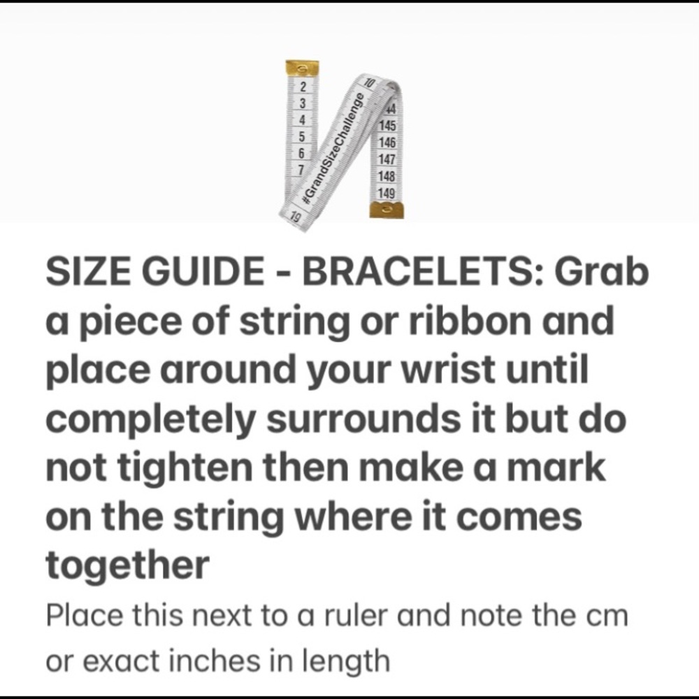 How to find your cuff( bracelet) size🤔🤔🤔
